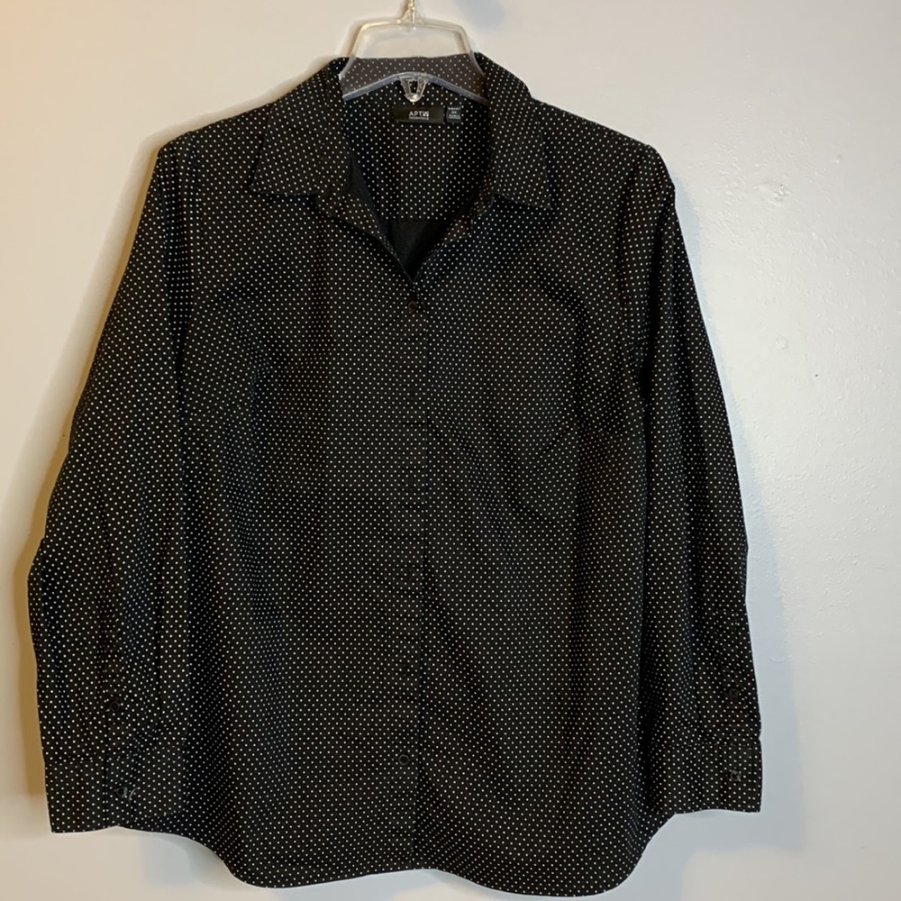 APT. 9 POLKA DOT BLOUSE